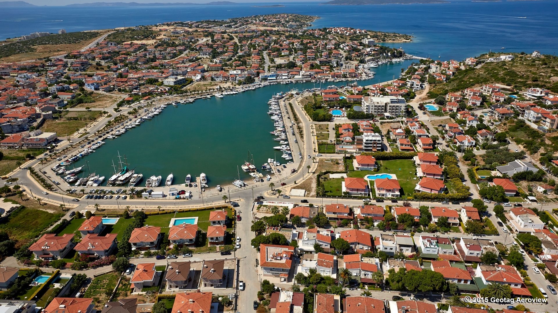 sunset behind San Francisco city skyline